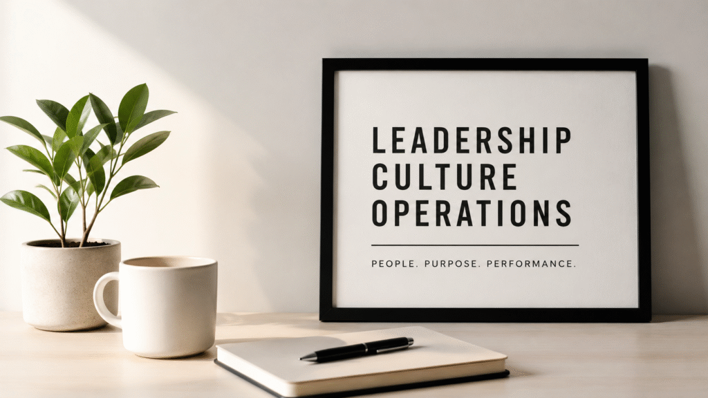 Ledership culture operations